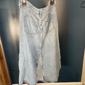 Light Blue Denim Skirt